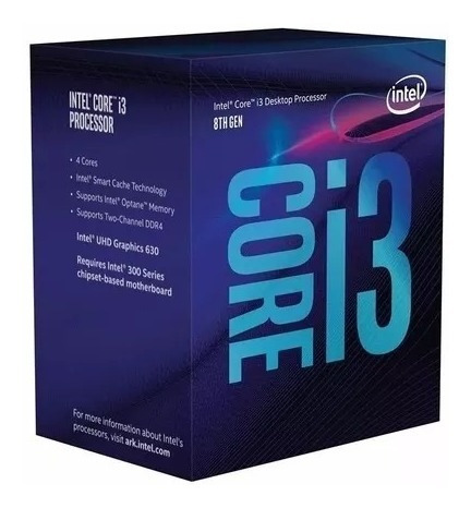 Micro Intel Core I3 8100 3.6ghz Cofee Lake 1151