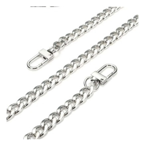 Correa Cadena Accesorio Para Bolsa 80cm Plateado
