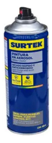 Pintura En Aerosol 400ml Color Aluminio Aem402 Surtek