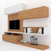 Comprar Modular Vajillero Lcd Led Rack Mueble Para Tv La Font H\u002F55