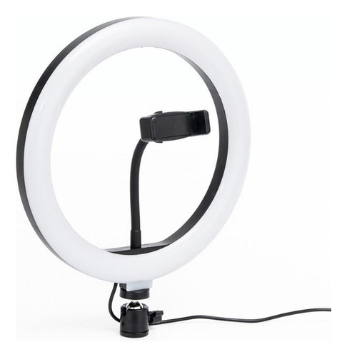 Iluminador Led Ring Light 30cm +suporte P Celular /sem Tripé
