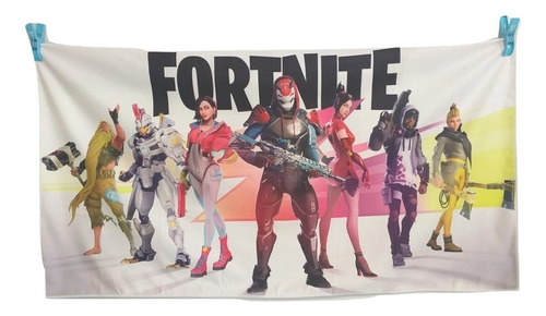 Toallon Playero Fortnite Microfibra Gamuza Secado Rapido Diseño 4