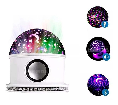 Parlante Bluetooth Bola Mágica Led Multicolor Musical