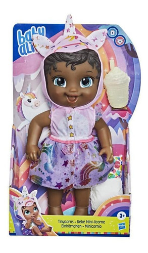 Baby Alive Hasbro Tinycorn Unicórnio Morena - 4232