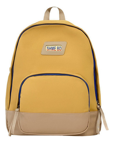 Bolso De Hombro Schoolbag Clash Color Para Estudiantes Unive