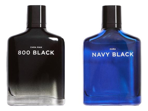 Pack Perfumes Zara Navy Black + 800 Black Edt - 2x100ml
