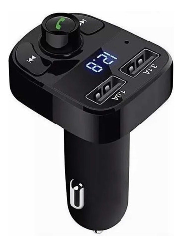 Transmisor Fm Bluetooth Cargador Doble Usbmanos Libres
