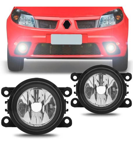 Juego Faros Auxiliar Antiniebla P/ Renault Sandero 2010 2011