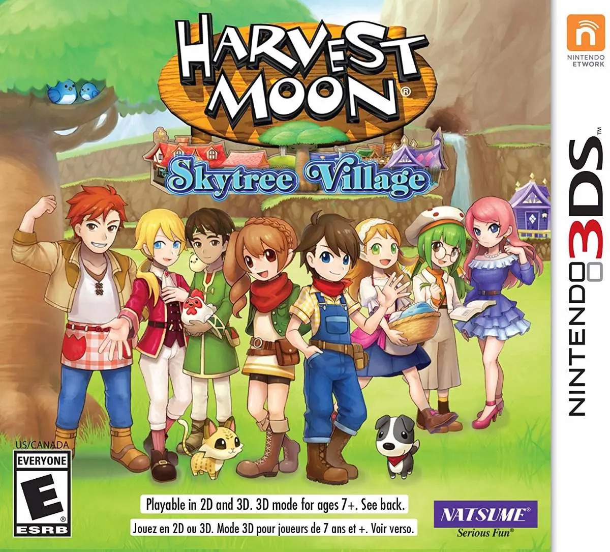 Harvest Moon Skytree Village Nintendo 3ds Dakmor