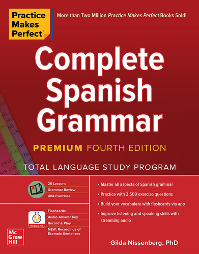 Libro: Practice Makes Perfect: Complete Spanish Grammar, Pre