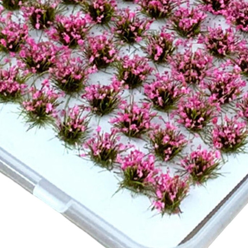 Racimo De Flores En Miniatura Mechones De Hierba Rosado