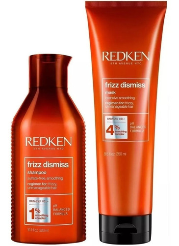 Shampoo + Mascarilla Para Alisados Redken Frizz Dismiss