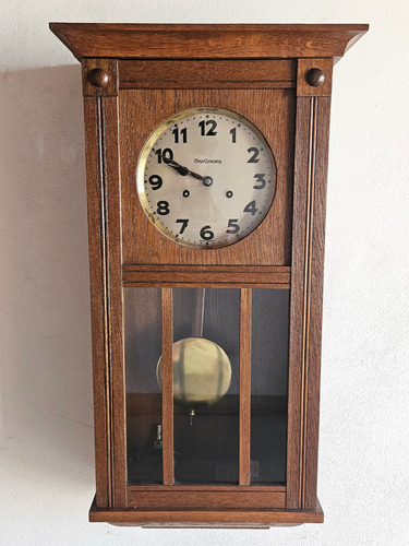 Junghans A26 Reloj De Pared Péndulo Alemán Vintage Antiguo