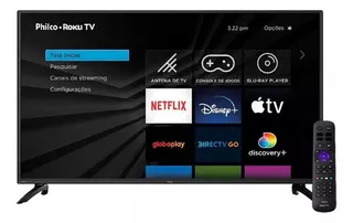 Smart Tv Philco 40''ptv40g7er2cpblf Roku Usb Led Dolby Audio