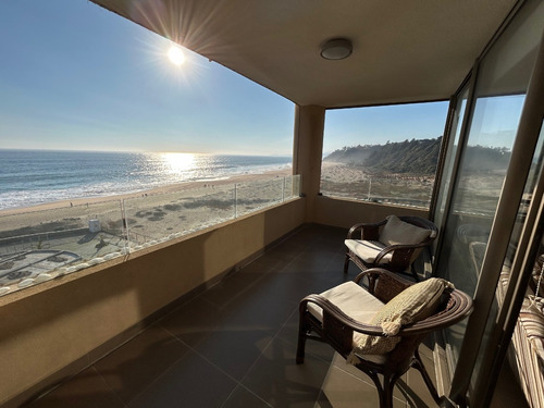 Vende Departamento 3 Dorm. 2 Baños, Primera Linea De Playa.