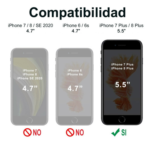 Funda Spigen De Lujo Thin Fit Para iPhone 7 Plus/8 Plus