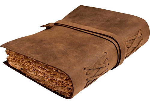 Libro: Alcraft Leather Journal, Cuaderno Vintage Encuadernad