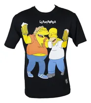 Comprar Barney Gómez Homero Simpson Remera Algodon Duff