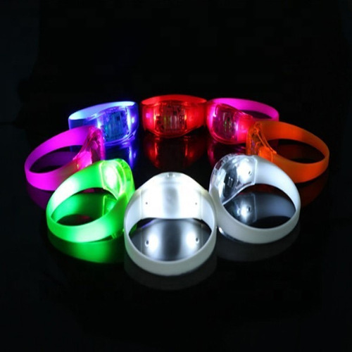 450 Unid. Pulseiras De Led Pisca Conforme Batida Da Musica
