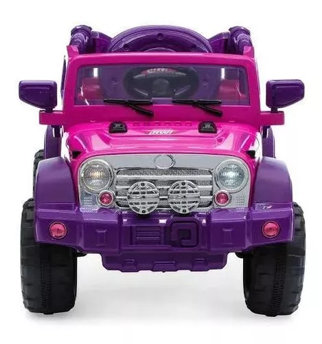  Jeep Rosa Montable Eléctrico Ideal Para Niñas De   A   Años