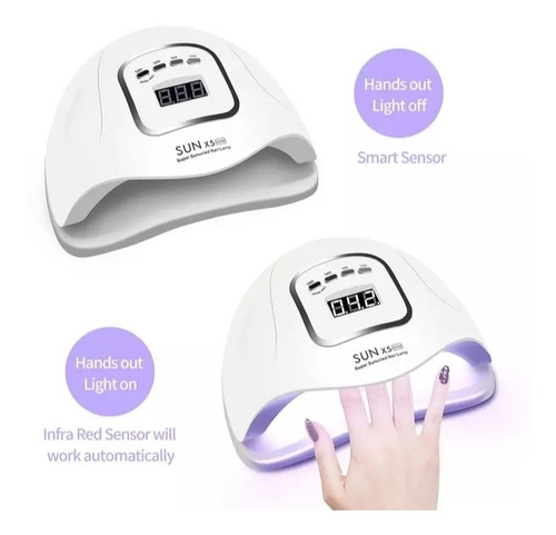 Lámpara De Uñas Sun X 5 Mac De 80w Uso Profesional