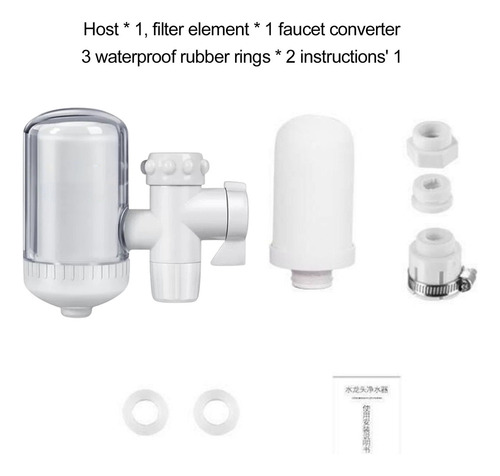 Sistema De Filtro Para Montaje En Grifo, Filtro De Agua Comp