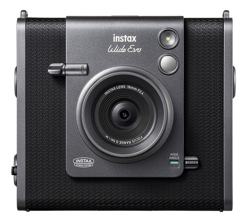 Cámara Fujifilm Instax Wide Evo Negra Color Negro