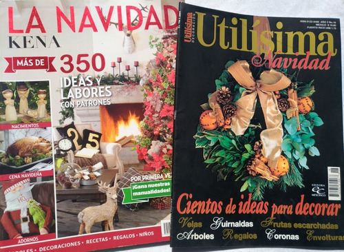 Revista Utilísima Decoración Navidad + Revista Kena Navidad