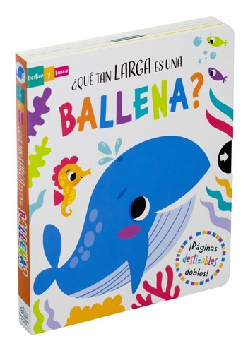 Libro Infantil Desliza Y Busca: Qué Tan Larga Es Una Ballena