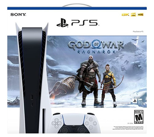 Kit Ps5 5 Estandar God Of War Ragnarok Voucher