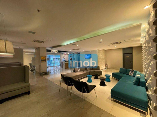 Imagem 3 de 30 de Flat Com 1 Dormitório À Venda, 34 M² Por R$ 530.000,00 - Pompéia - Santos/sp - Fl0044