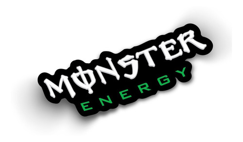Monster Energy Sticker Vinil Adhesivo Auto Pegatina 15cm