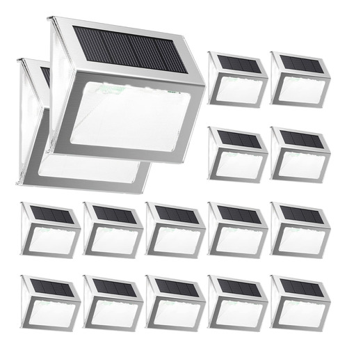 Luces Solares Para Exteriores, Paquete De 16, Cubierta Solar