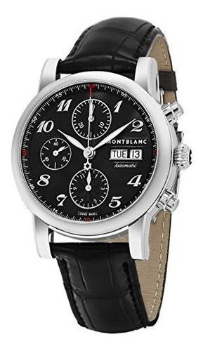 Reloj De Vestir De Cuero Acero Inoxidable Suizo Para Hombre