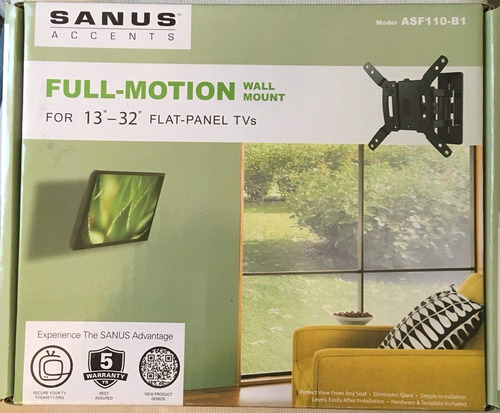 Sanus Accents Soporte De Pared De Movimiento Completo Para .