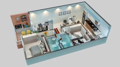 Imagem 3 de 22 de Apartamento Em Construção Com 2 Dormitórios À Venda, 60 M² Por R$ 295.686 No Financiamento Bancário Ou Direto - Boqueirão - Praia Grande/sp - Ap3743