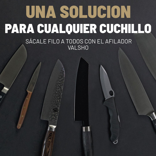 Afilador De Cuchillos Profesional De Diamante Marrón Oscuro