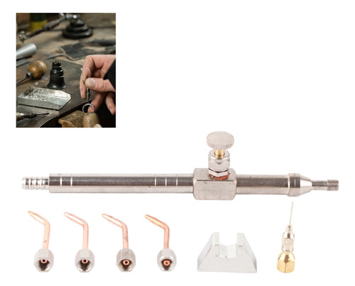 Antorcha Para Soldar Joyas Con Oxígeno Y Agua Con 4 Puntas
