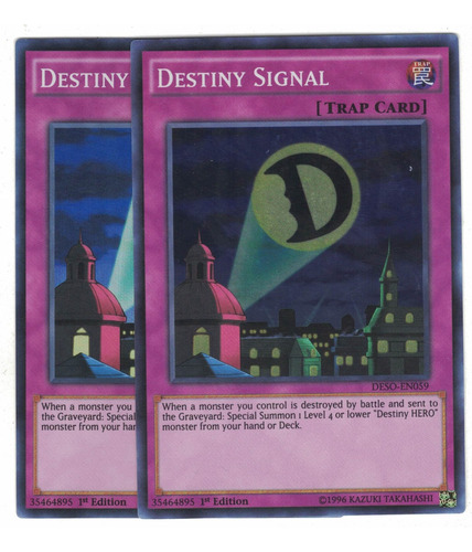 Yugioh 2x Destiny Signal Super 1st Deso-en059