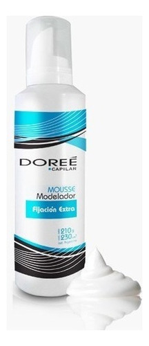 Doree Mousse Modelador 230 Ml Acondicionador Volumen Fijador