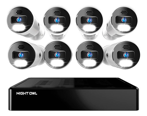 Night Owl 8 Canales Bluetooth Video Home Security Camera Sys
