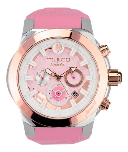 Reloj Mulco Enchanted Mw55673083 Mujer Rosado Original