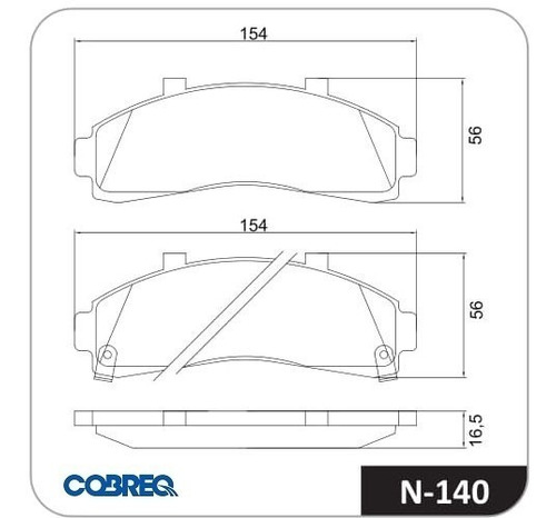 Imagen 6 de 6 de Pastillas Freno Delanteras Ford Ranger 1995/09-2007 S Bosch