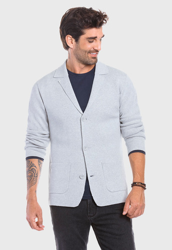 Cardigan Hombre Kansas Gris Ferouch Fw 2022