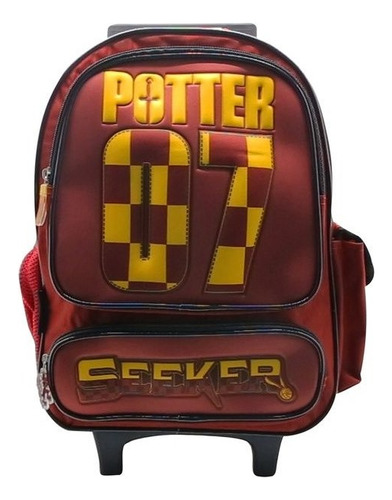 Mochila Escolar Carro 16 PuLG Harry Potter Hp300 Cresko Color Bordó