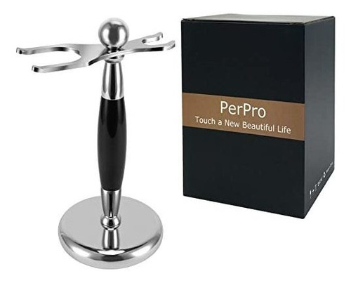 Imagen 1 de 4 de Perpro Luxury Shaving Brush &amp; Safety Razor Stand-univers