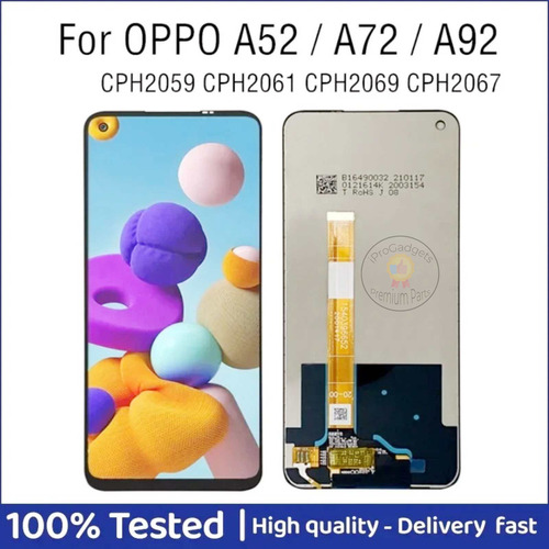 Tela Lcd Sensível Ao Toque Para Oppo A52 A92 A72 4g Cph2061