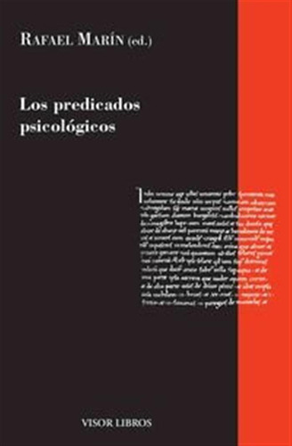 Los Predicados Psicologicos: 16 -gramatica Del Español-