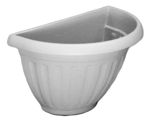 Kit 10 - Vaso De Parede Branco 21 X 12 Cm
