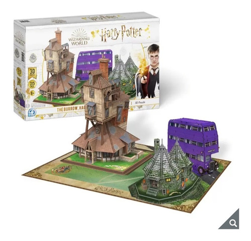 Rompecabezas 3d Harry Potter 3 En 1 315 Pzs